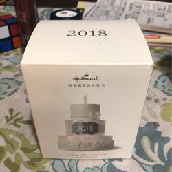 2018 Wedding Keepsake Ornament