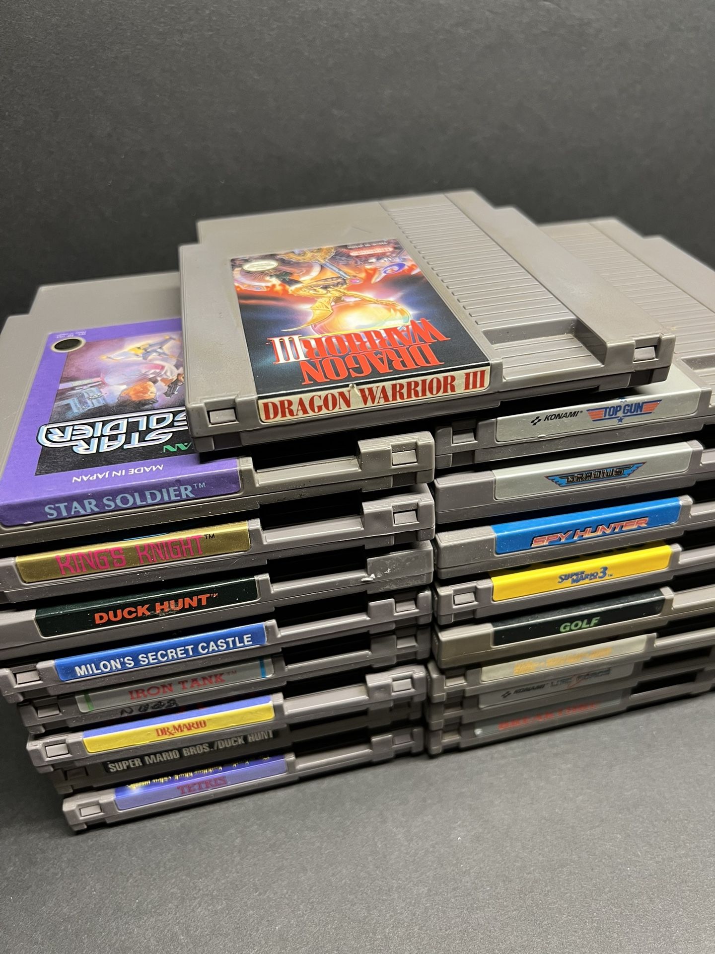 Nintendo NES Game Cartridges