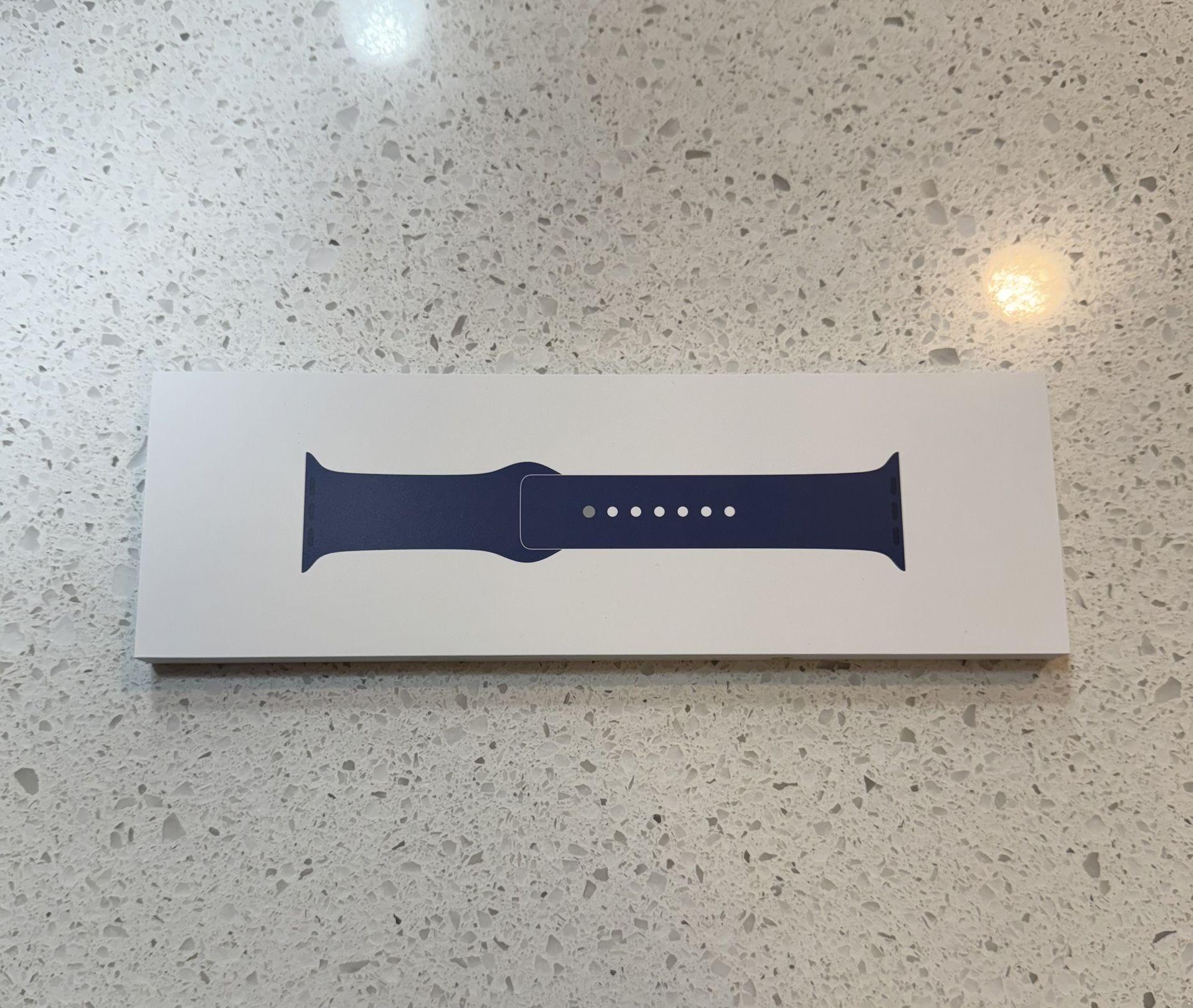 New/Sealed Apple Watch 42mm S/M Sport Band Denim Blue