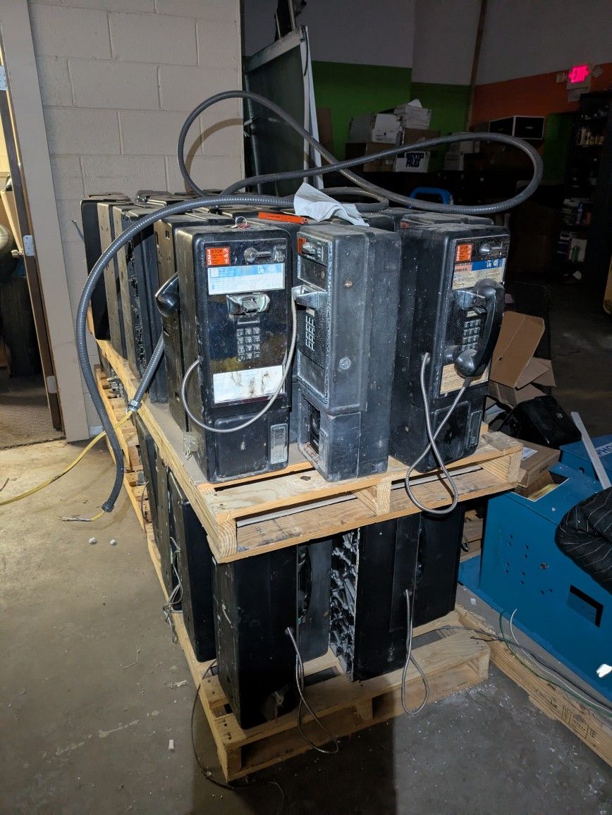 Pallet Of Payphones
