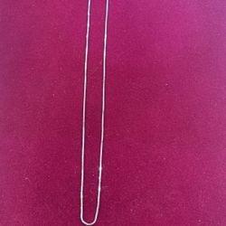 14 K W SOLID GOLD BOX CHAIN 16 inches 0.50 MM