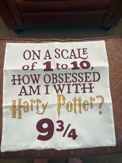 Harry Potter Novelty Throw Pillow Cover