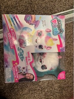Unicorn airbrush plushie