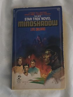 Star Trek Novel MindShadow Paperback Book 