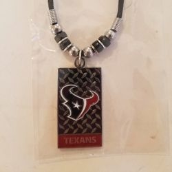 Houston Texans Rope Necklace Pendant