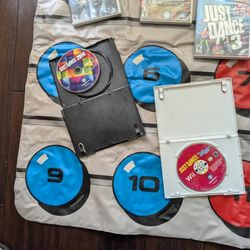 Nintendo power pad and some random games all