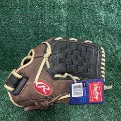Rawlings RBG36BC Brown Leather Zero Shock Baseball Glove Right Hand Throw  12.5” Inch.