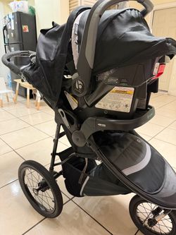 Jogger Stroller and car seat