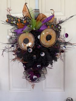 Handmade Halloween Wreath