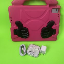 Apple iPad Air 2 – 128 GB– 9.7” Retina – Touch ID – w/ Case & New Accessories