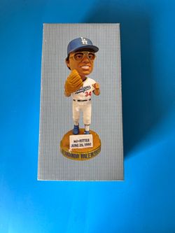 Fernando Valenzuela Los Angeles Dodgers 2012 SGA Bobblehead 1990 No Hitter
