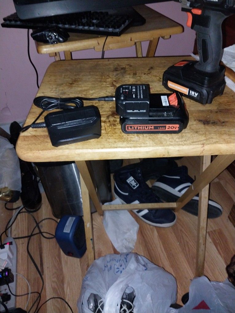 Lithium 1.5AH 20V Battery & Charger