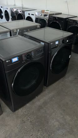 LG Front Load Washer & Gas Dryer Pair — 50% Off — Warranty Included