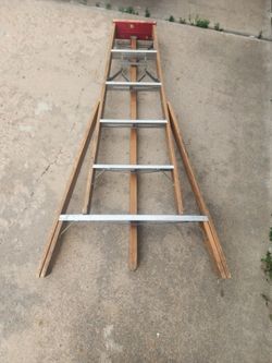 Industrial Wood Ladder