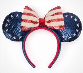 Minnie American Sequined Ears Headband