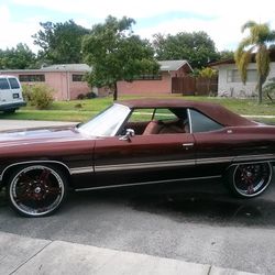 Chevy Caprice Vert 1974 Small Block 400 Running 