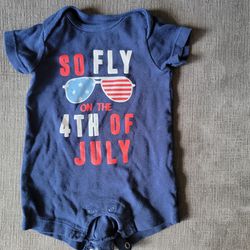 4th Of JULY Carter's BABY ONESIE 3-6 MOS