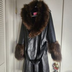 A. Wang Mid Trench Leather