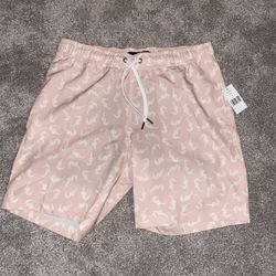 Pink swimming trunks