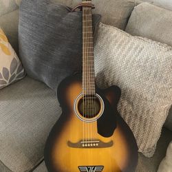 Fender FA-135CE Concert Acoustic-Electric Guitar Sunburst