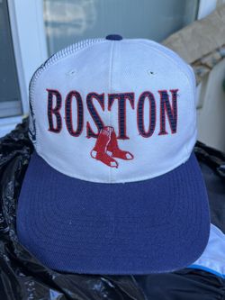 Vintage Sports Specialties Boston Red Sox Laser Shadow Snapback Hat Cap MLB 90s