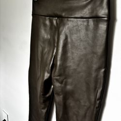 Abercrombie and Fitch brown leather pants