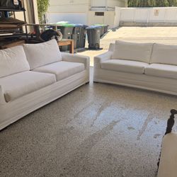 Crate & Barrel Couches - Custom Slip Covers