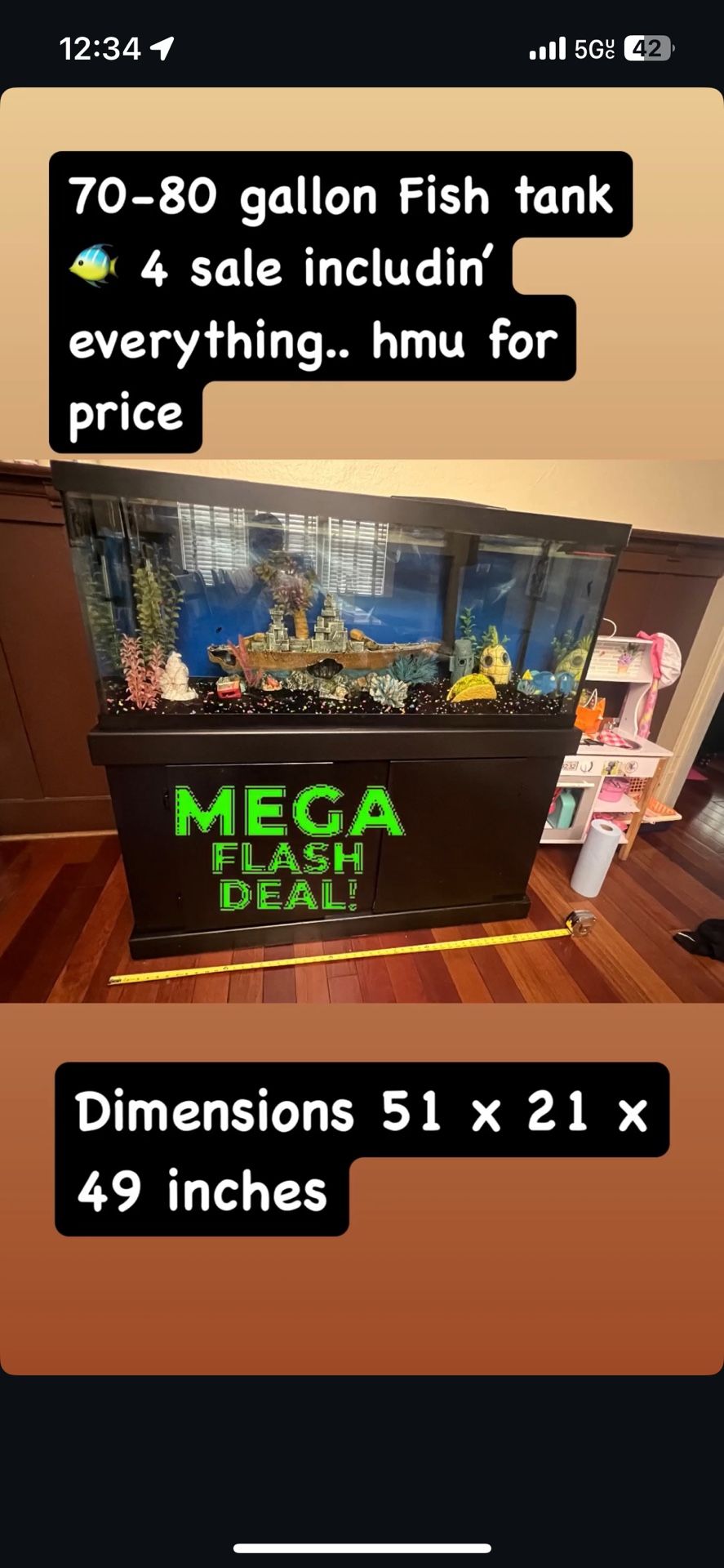 Fish Tank Including everything