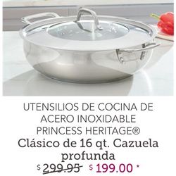 Caserola De  16 Cuartos 