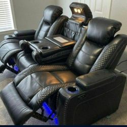 Power Recliner Sofa Financing Available By ASHLEY 