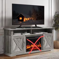 ❤️‍🔥 #b. TV Stand For TVs Up To 70" $90.   (No have fire place inside).