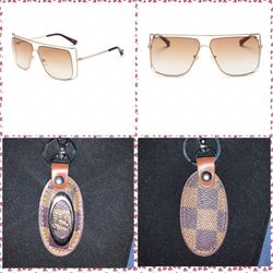Damier Keychain & Sunglasses Bundle 🍂🍂
