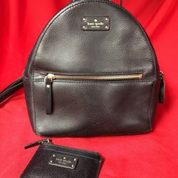 Kate Spade Leila Pebbled Leather Mini Dome Backpack
