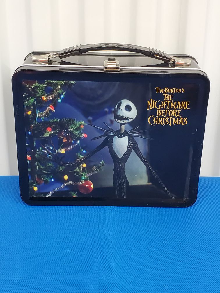 A Nightmare Before Christmas Vintage Lunch Box New With Thermos (Tim Burton's)
