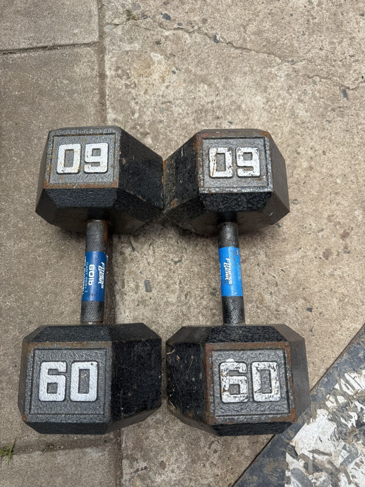 60 Lbs Dumbbells