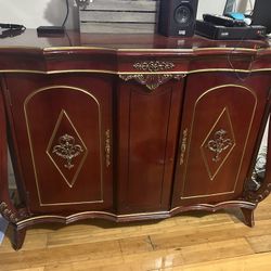 Vintage Console Cabinet 