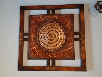 19"x19" metal wall art 2 pcs