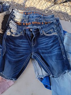 Rock Revival Denim Cut-Off Shorts Size 27