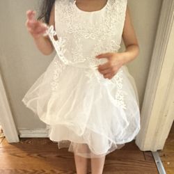 Flower Girl Dress And Basket