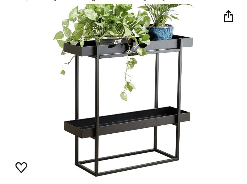 Levende Plante 2-Tier Indoor/Outdoor Plant Stand