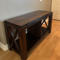 All Wood Farmhouse Entrainment Center 