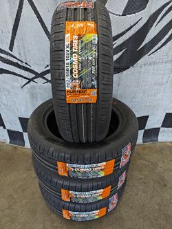 225/55r18 "Brand New" Cosmo Kurrent All Season Tires (70,000 mile warranty)
