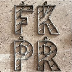 DIY Vintage INITIAL Craft Samples