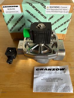 Granzow  SS 1.5” NPT Solenoid Valve
