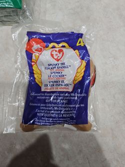 McDonald's TY Beanie Baby Spunky the Cocker Spaniel