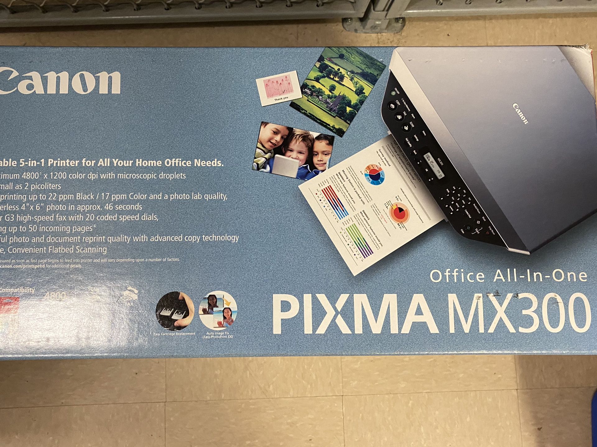 PRINTER-Cannon Pixma MX300..Office ALL in one (Printer/scanner/fax/copier)