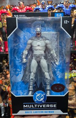 2026 McFarlaneDC Multiverse White Lantern Batman Platinum Edition Chase NIB