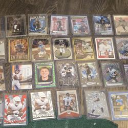 Lot Of 25 ALL ROOKIE Good Cards NFL GREAT Players Stars Hurts, Nix, Jonathan Taylor, Bijan Robinson, Hebron Hooker, Devon Anhane, Kenneth Gainwell