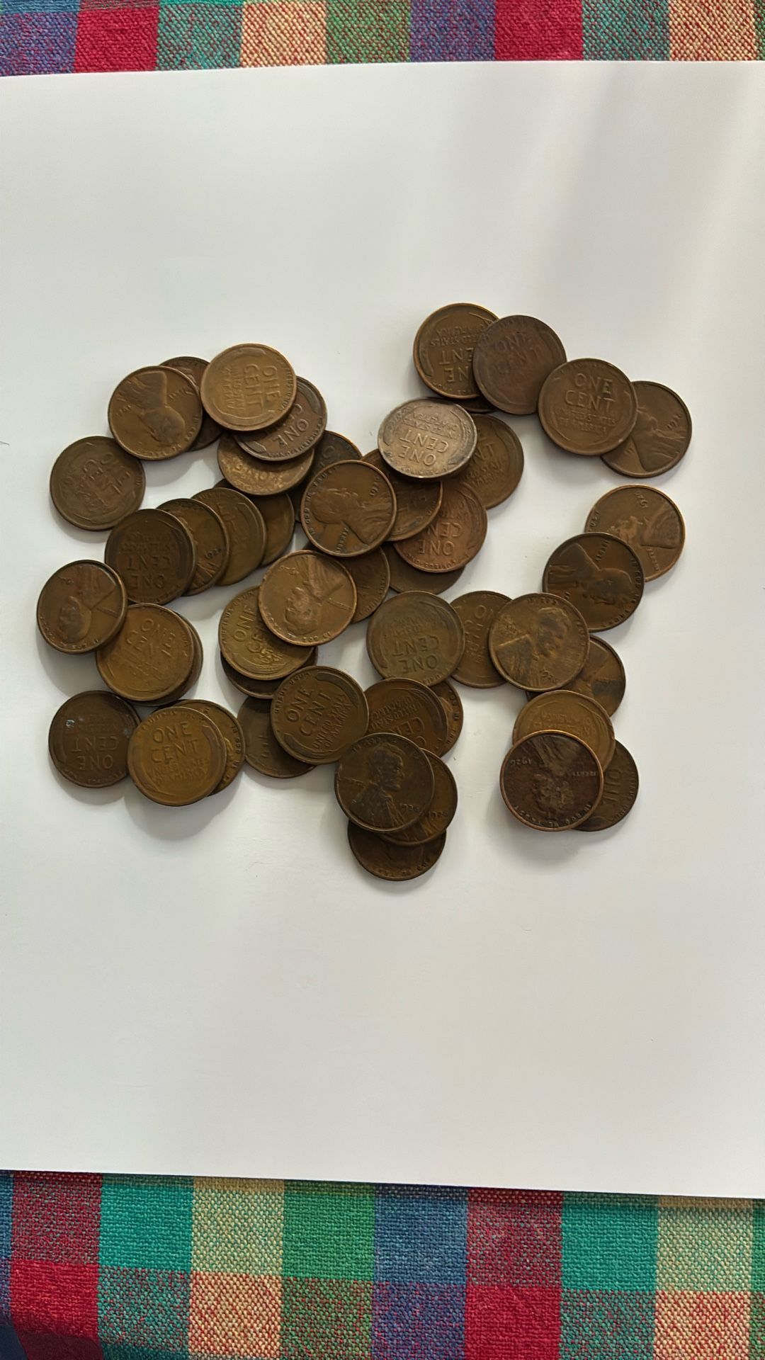 1926 WHEATIES COPPER LINCOLN PENNIES