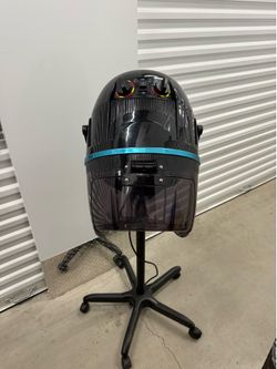 Professional Hooded Hair Dryer on Rolling Stand